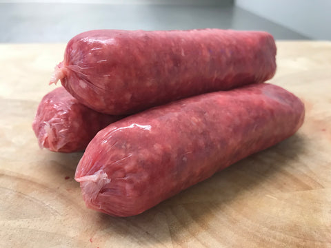 Beef & Liver Sausages